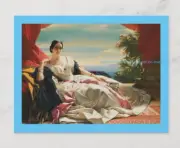 POSTCARD / WINTERHALTER, Franz Xavier / Princess Leonilla of Russia, 1843