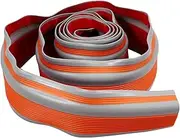 ELAYARD 1roll Anti- Stair Edges Trim Self-Adhesive Protector Tape for Stairs Suitable for Indoor Steps Stylish and Grey Design Easy Installation