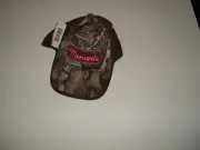 Menards Pink Camo Ladies Womens Adustable Baseball Hat/Cap