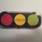 Matte Eyeshadow & Blush Starry Luminate Palette, Red- Yellow- Green Colors