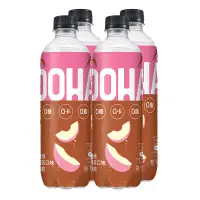 在飛比找蝦皮商城優惠-OOHA 氣泡飲(水蜜桃烏龍茶口味) 500ml x 4【家