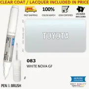 083 Touch Up Paint for Toyota White # WHITE NOVA GF Pen Stick Scratch Chip Fix B