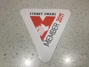 AFL SYDNEY SWANS MEMBERS STICKER PREMIERS PIES FOOTBALL CATS DOGS EAGLES Power