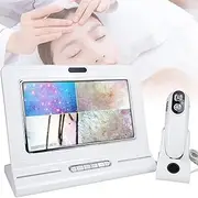 Skin Diagnosis Hair Analyzer,11 Inch LCD Screen Digital Skin Detector Moisture Tester Hair Skin Analyzer Machine,for Home, Beauty Salon Spa
