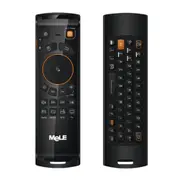 F10 Deluxe 2.4Ghz Fly Air Mouse Wireless Qwerty Keyboard Remote Control With Ir Learning Function For Android Tv Box / Notebook / Pc Mac