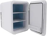 Mini Fridge for Bedroom Car Office Desk Dorm Room, Portable 10L Can Electric Refrigerator for Food Drinks Skincare Beauty Makeup, Energy Saving Fast Cooling Portable Fridge
