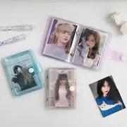 Snap-Button Transparent Photo Album Pink - One Size