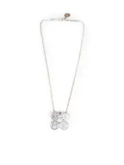 Silver Calligraphy Pendant Necklace