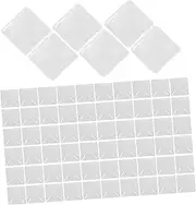OATIPHO 100Pcs Nail Color Charts Clear Glass Beads Display Board for Nail Polish Double Sided Polish Display for and for Nail