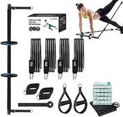 Pilates Bar Kit | Home Gym Equipment | Multifunctional Fitness Kit | Portable Workout Bar, Resistance Band Set, Full Body Training Tool, Pilates Stretch Equipment, Stretch Bar with Resistance