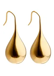 BY Pariah Large Drop 14kt Gold Vermeil Drop Earrings ONE SIZE