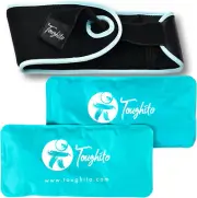 Toughito Ice Packs for Injuries - Hot & Cold Gel Ice Packs for Wrist, Back, N...