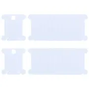200pcs Embroidery Floss Bobbins Plastic for Cross Stitch Thread Cornflower Blue