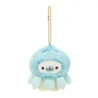 在飛比找momo購物網優惠-【San-X】小海豹 漂浮海洋 迷你絨毛娃娃吊飾 水母