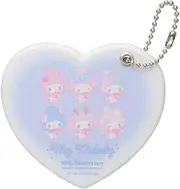 Marimo Craft Sanrio My Melody 50th Girly Pop Heart Shape Slide Mirror, Alignment, Approx. W 3.1 x H 3.0 x D 0.3 inches (80 x 75 x 7 mm) MMM-560
