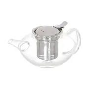 Wilmax England Thermo Glass 650ml Teapot Container Glassware w/ Handle Clear