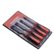 Harden 4 Piece Orange Black Handle Wood Chisel Set 611011