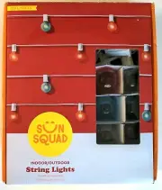 Sun Squad- 20ct Americana Globe String Patio Lights Red/White/Blue
