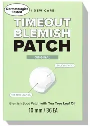 I DEW CARE Hydrocolloid Acne Pimple Patch - Timeout Blemish Original | Korean Zi