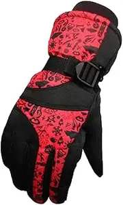 [Wukong Paradise] 1 Pair Men's Cold-Proof Gloves Waterproof Skiing Gloves Warm Gloves, NO.10