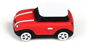 Car Interior Accessories For BMW For MINI Sticker F56 Cooper Accessories Silicone Car Model Button Cover Ornament Start Stop Button Collar Automobile Interior(B Red)