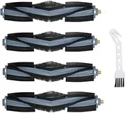4Pack Roller Brushes + 1 Cleaning Brush Compatible with ECOVACS DEEBOT X1/X1 PRO Omni/T10 Plus/ T10 Turbo/ T10 Omni/ T20/ T20 Omni Robot Vacuum Accessories