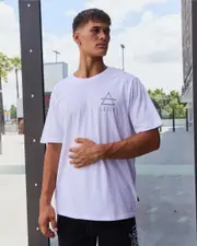[Lucid] Lucid Men's Engrave T-Shirt in White Size XL XL White
