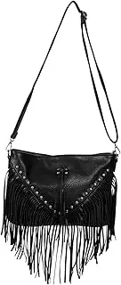 [VALICLUD] Tassel Crossbody Bag for Women Stylish Shoulder Storage Pouch for Outdoor Shopping and Daily Use Versatile Soft Design Outfit