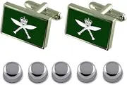 [Select Gifts] Shirt Dress Studs Gurcha Regiment Military England Flag Cufflinks