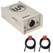 Warm Audio Warm Lifter Inline Active Microphone Preamp w/ 2x XLR Cable Bundle
