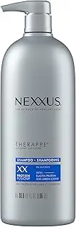 Nexxus Therappe Moisture Rebalancing Shampoo 13.5 oz, 2 Count Moisturizing Shampoo Pump 33.8 oz