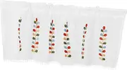 Boho Kitchen Cabinet Curtain Sheer Crochet Lace Valance with Knitted Tassels for Short Farmhouse Window Treatment for Kitchens Cafes and Dining Areas