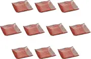 Set of 10 Eclectic Yu Gloss 11.8 inches (30 cm) Square Plates [12.1 x 12.0 x 2.2 inches (30.7 x 30.5 x 5.7 cm) | Square Plates (Extra Large) Setomonohonpo