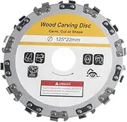 125mm 14T Woodworking Disc Angle Grinder Chains Disc Wood Plastics Carving Shaping Cutting Disc