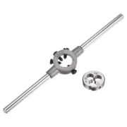 Die Stock Handle Set 4-40 UNC Round Die and Wrench Fits 20mm OD / M3-M4 Die