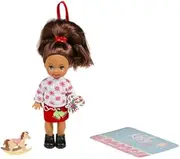 Kelly Holiday Doll: Red and Green Outfit with Ginger Bread House Accessory