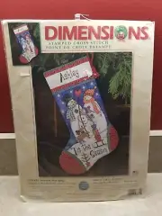 NEW Dimensions 8782 - Tis The Season Christmas Stocking Counted Cross Stitch Kit