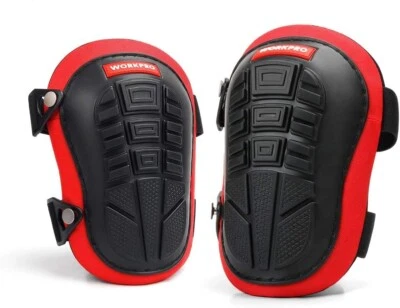 Knee Pads for Work with Ergonomic Gel Cushion and Foam Padding for Carpentry