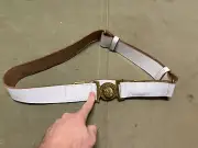 PRE-WWI BRITISH ZULU WAR M1871 BATTLE FIELD EQUIPMENT BELT-FITS TO A 40 INCH WAI