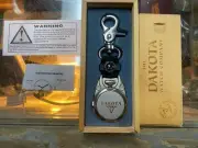 Dakota Watch Co Carabiner Clip Watch Compass New In Wood Box Closed Face
