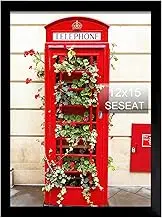 SESEAT Black 12x15 Picture Frame, Photo Frame for Wall Mounting Diaplay, 1 Pack