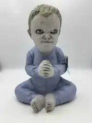 Spirit Deceptive Dougie 15" Sitting Blue Zombie Baby Halloween Decor New Tag