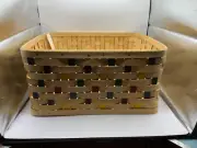 Longaberger Rare Prototype Large Confeti Basket NEW With Tag