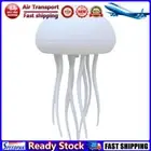 LF# 3D Jellyfish Night Light with Rotating Tentacles for Home Bedroom Decor(Hang
