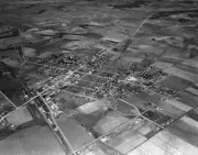 Aerial view of Lott, Texas OLD PHOTO