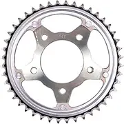 Pexorin 525 44T 110mm Motorcycle Rear Sprocket Gear Staring Wheels CB400 CBR400 CBR400F CBR400R Aero VLX400 Shadow CBR VLX 400 Rear Drive Sprocket(Silver)