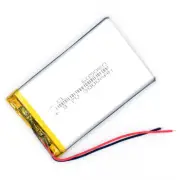 3.7V 3000mAh 605080 Li-Polymer Rechargeable Battery Li Po for GPS Recorder MP3