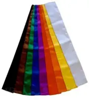 NEW! Kung Fu Gung Fu Sashes - White Yellow Orange Blue Purple Green Brown Black
