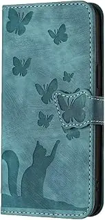 [Bnvdfre] for Samsung Galaxy A15 4G/5G Case Flip Wallet Phone Case PU Leather Shockproof Card Holder Magnetic Stand Protective Cover for Samsung Galaxy A15 4G/5G,Green