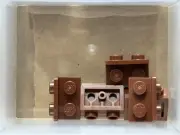 LEGO Parts - Reddish Brown Bracket 1 x 2 - 1 x 2 Inverted - No 99780 - QTY 5
